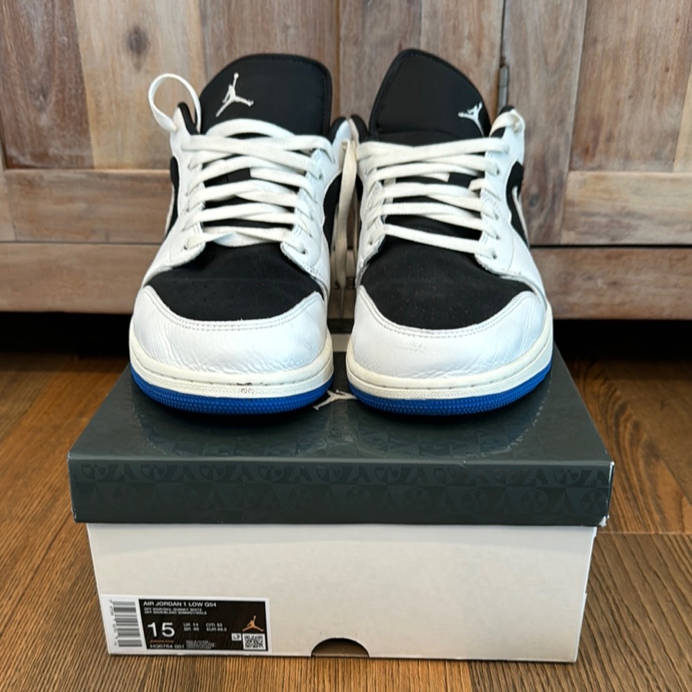 Air Jordan 1 Low OG Black and White Sneakers